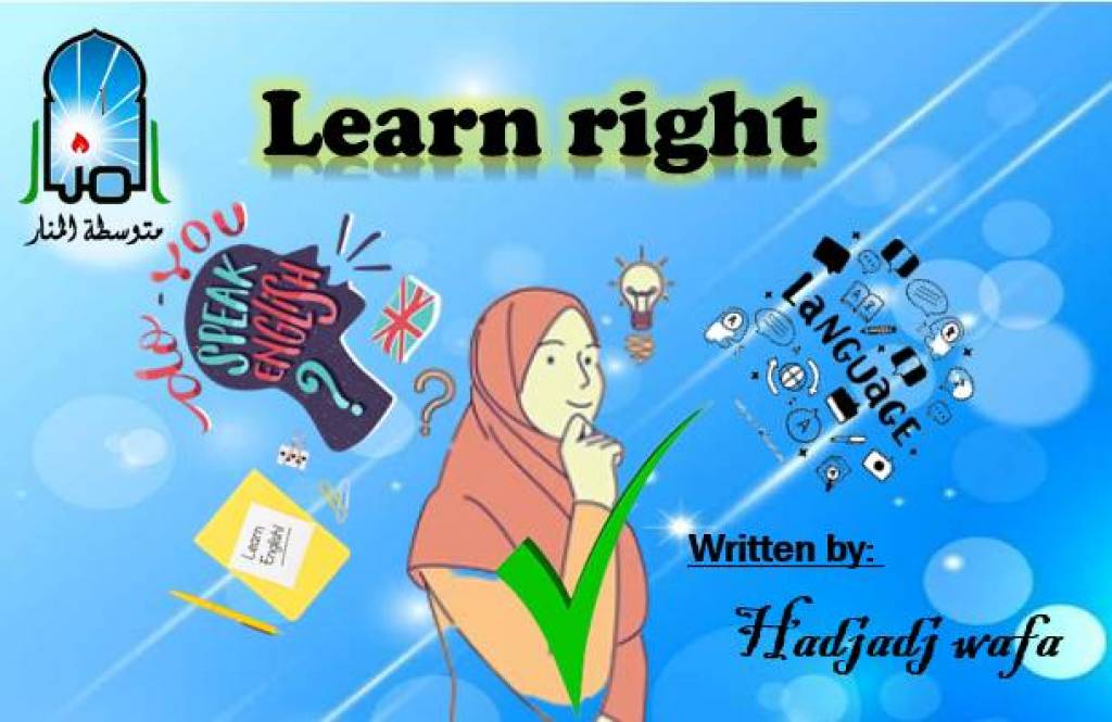 Learn right